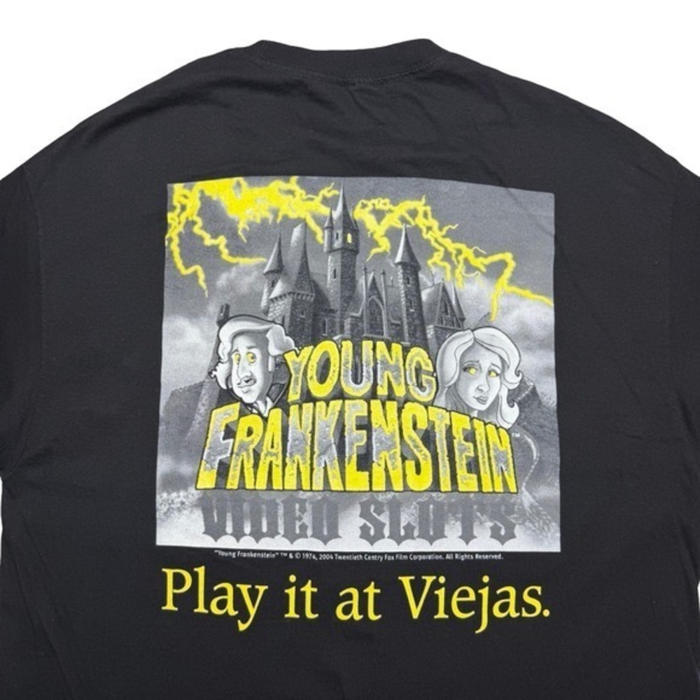 Vintage 2000s Young Frankenstein x Viejas‎ casino movie shirt